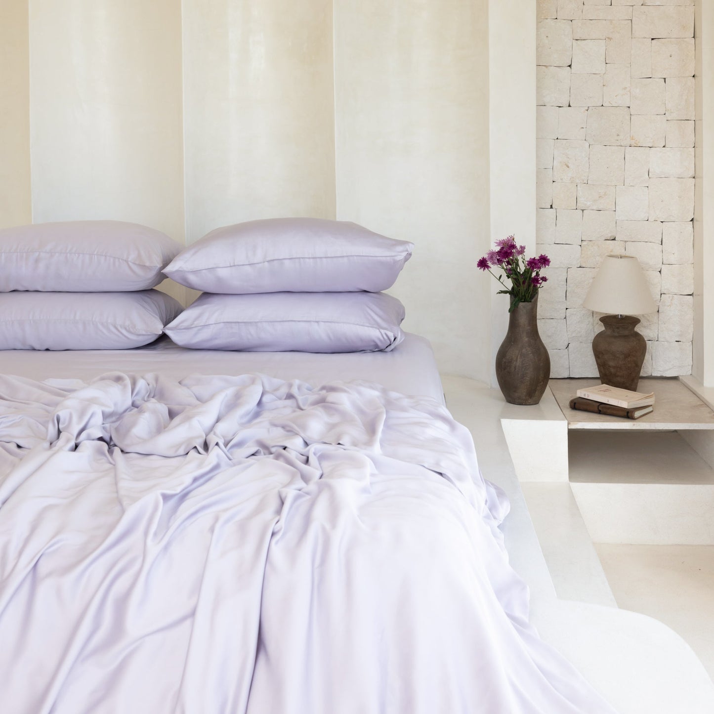 Organic Bamboo Sateen Bed Sheet Set