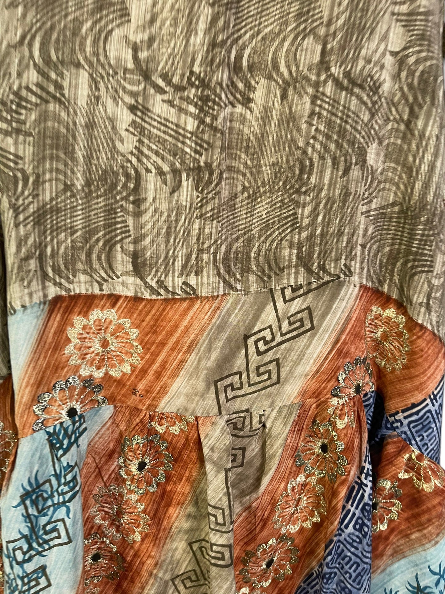 PRC5941 Avatar Pure Silk Boxy Babydoll Dress