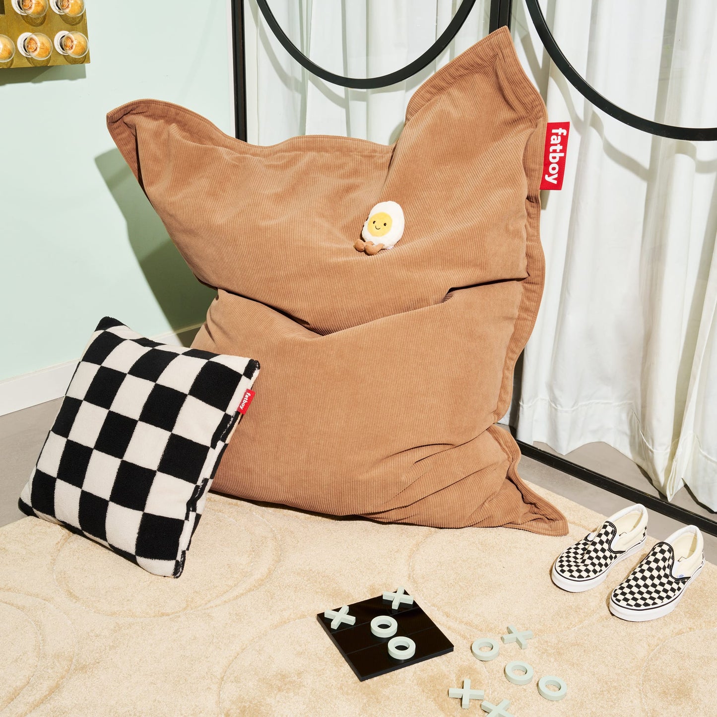 Slim Cord Bean Bag<br> Indoor Use