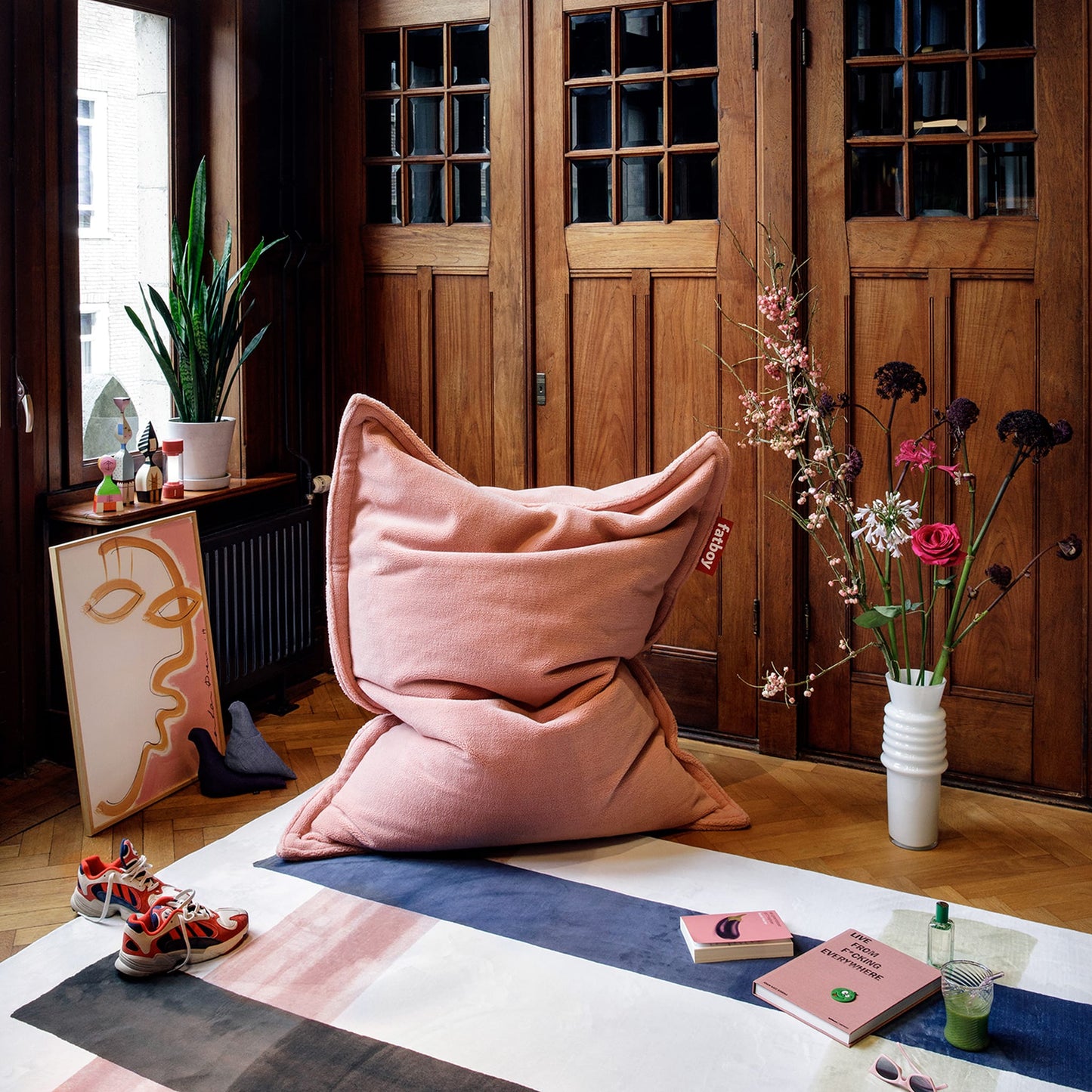 Slim Teddy Bean Bag<br> Indoor Use