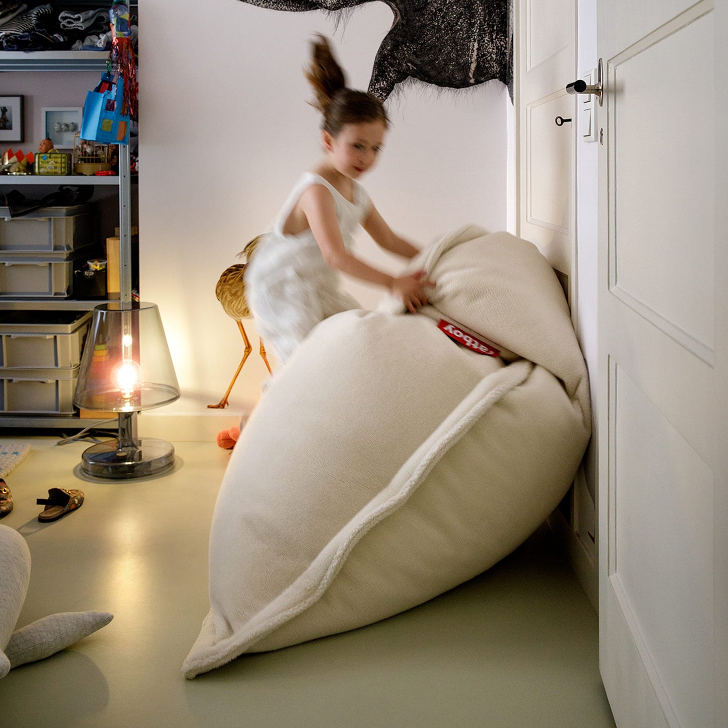 Slim Teddy Bean Bag<br> Indoor Use