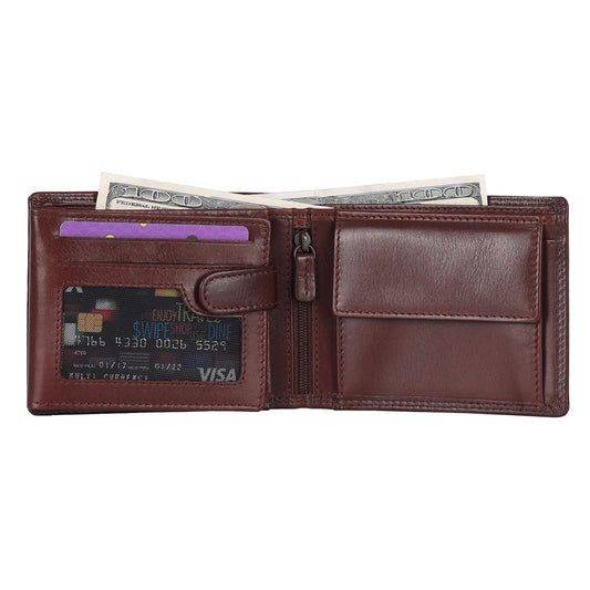 MET Leather Wallet with Coin Pocket