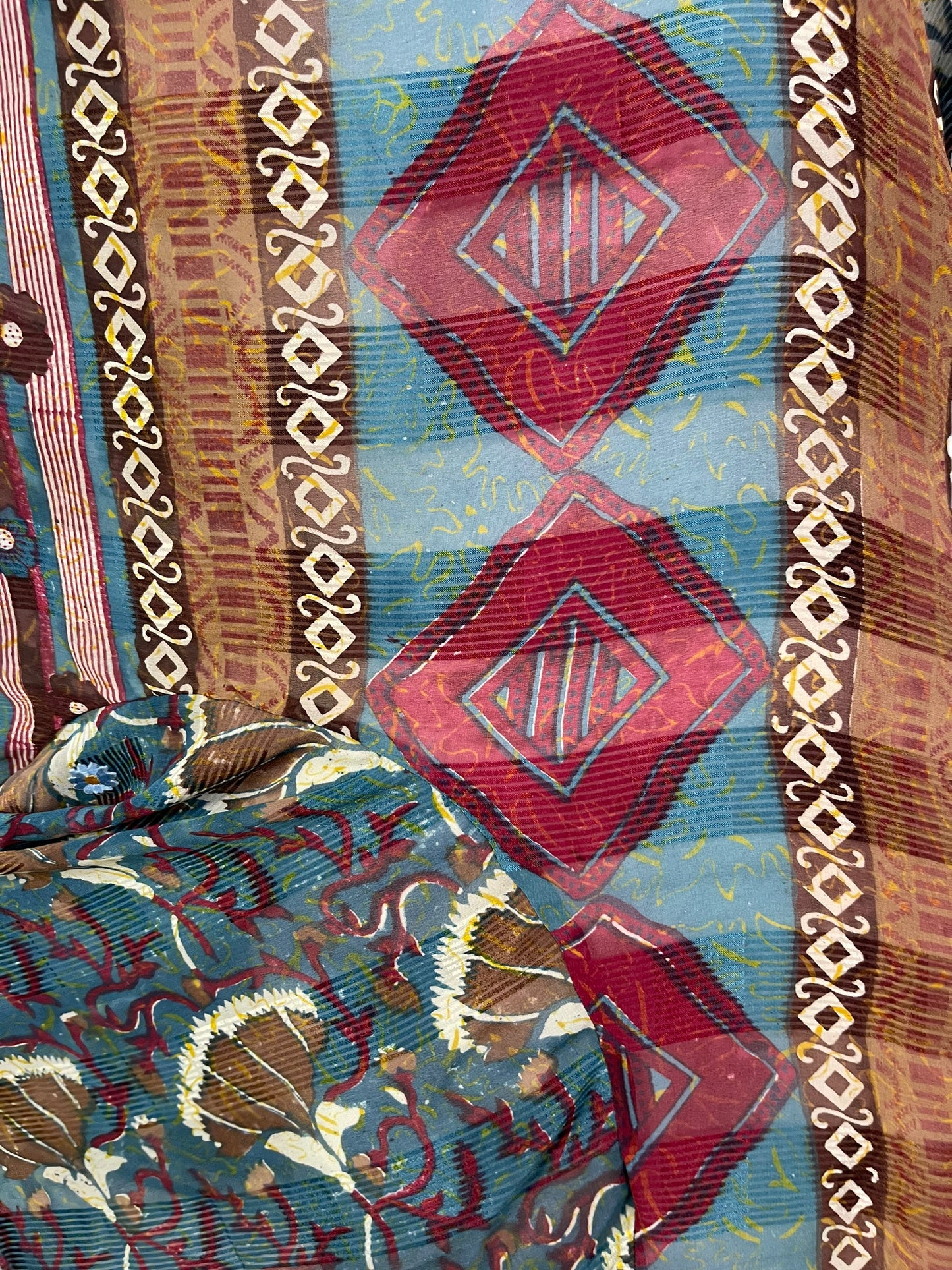 PRG6038 Sheer Avatar Pure Silk Self Pocket Tunic Dress