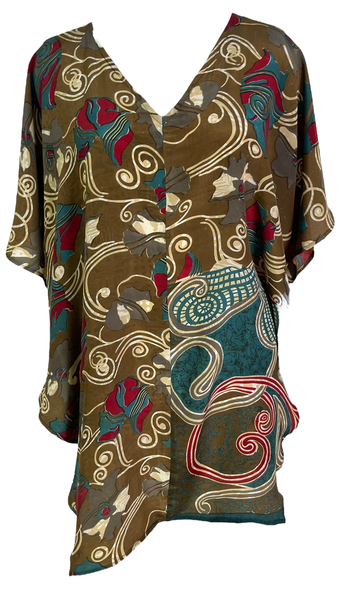 PRC6691 Avatar Pure Silk Waterfall Top