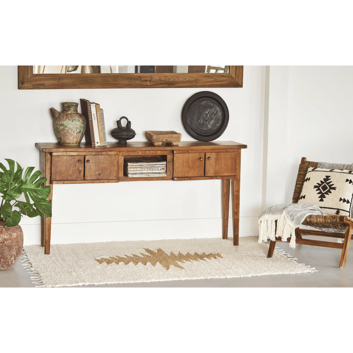 Tapis Apache en coton biologique fait à la main