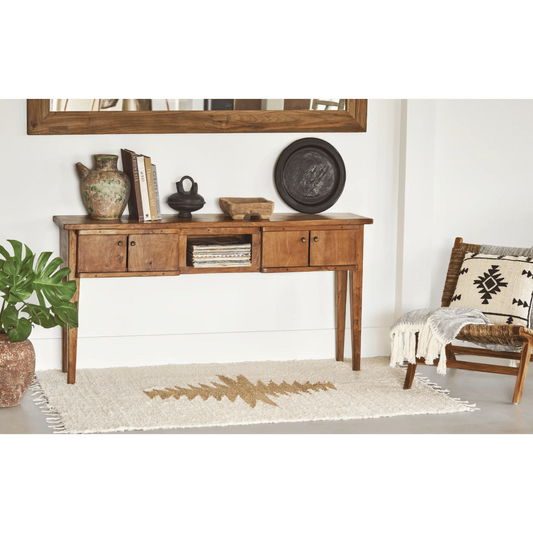 Tapis Apache en coton biologique fait à la main