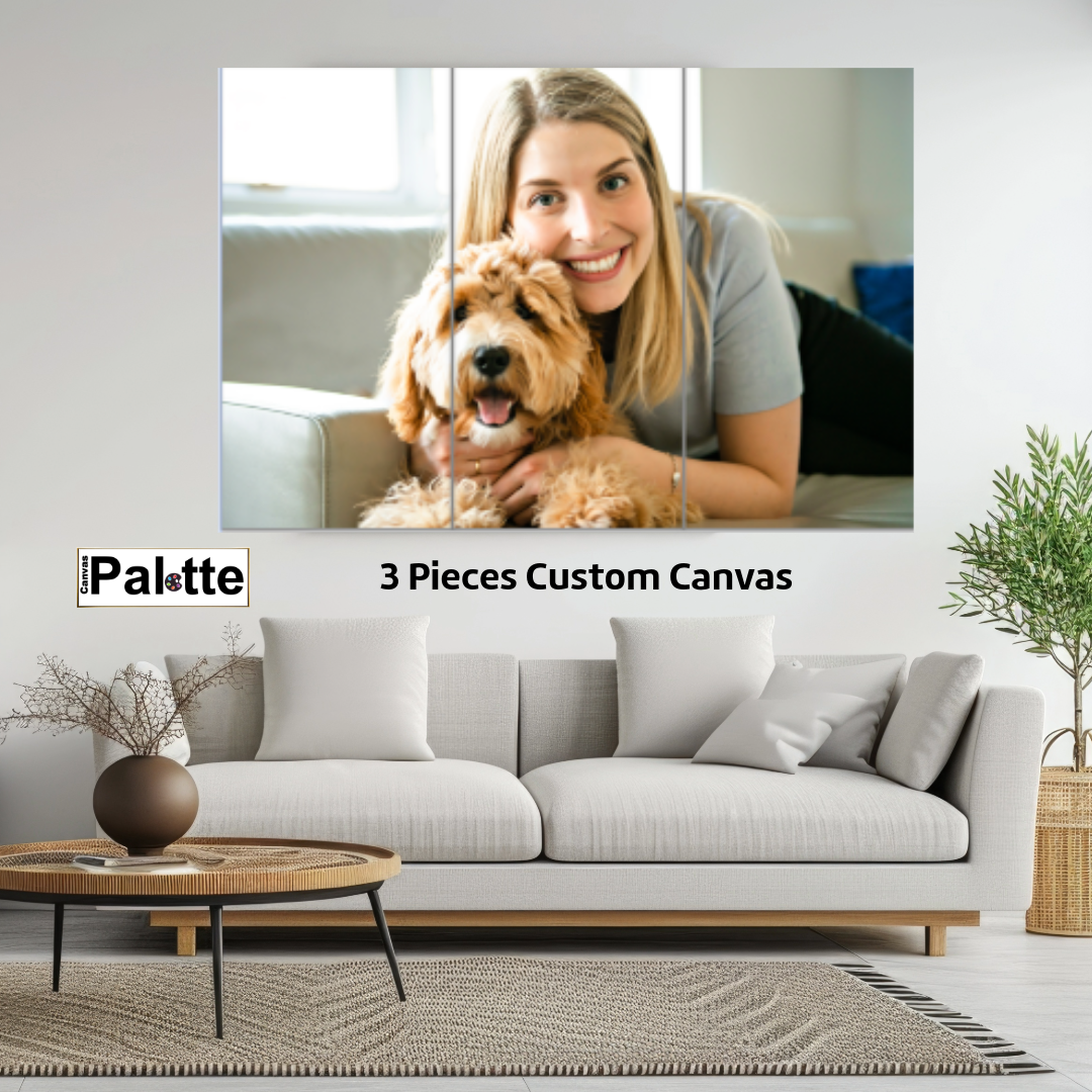 Split canvas prints 3 Panel Image Split 54" x 36"