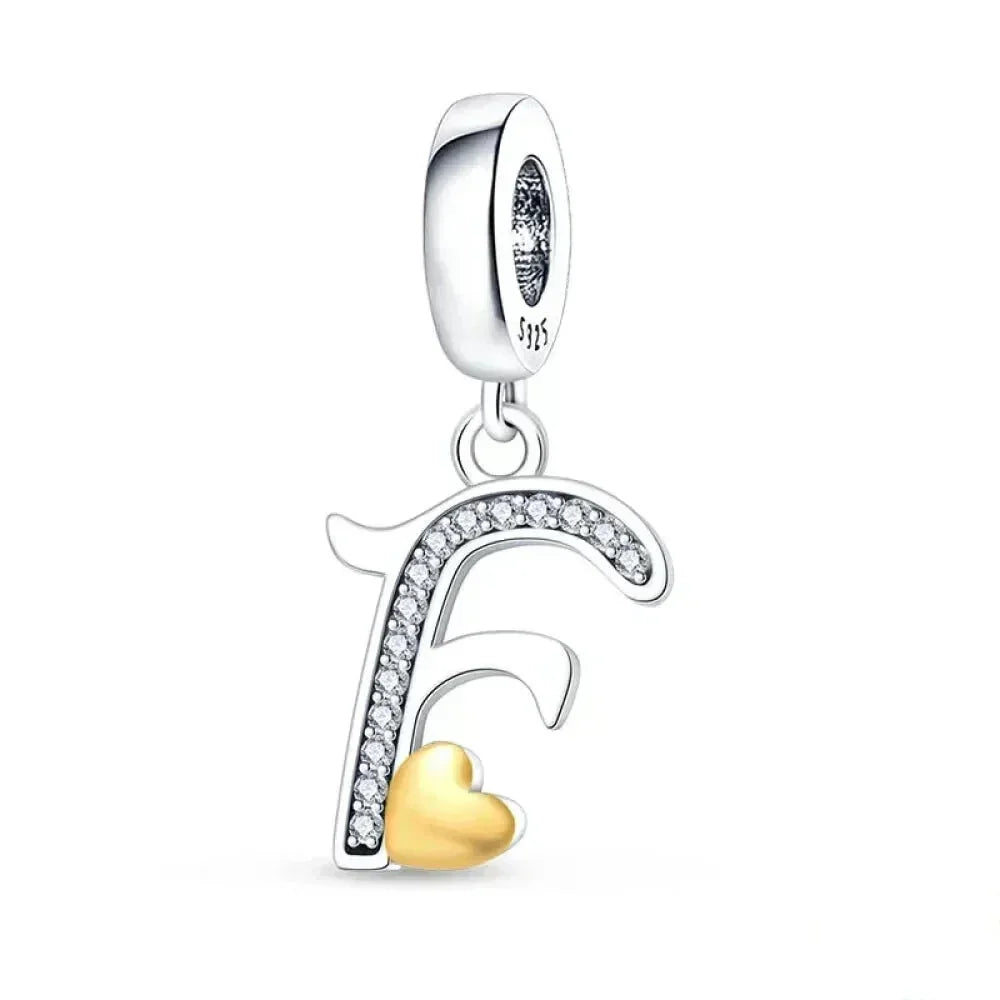 Spell It Out with Style: Alphabet Charms for Bracelets (925 Silver)