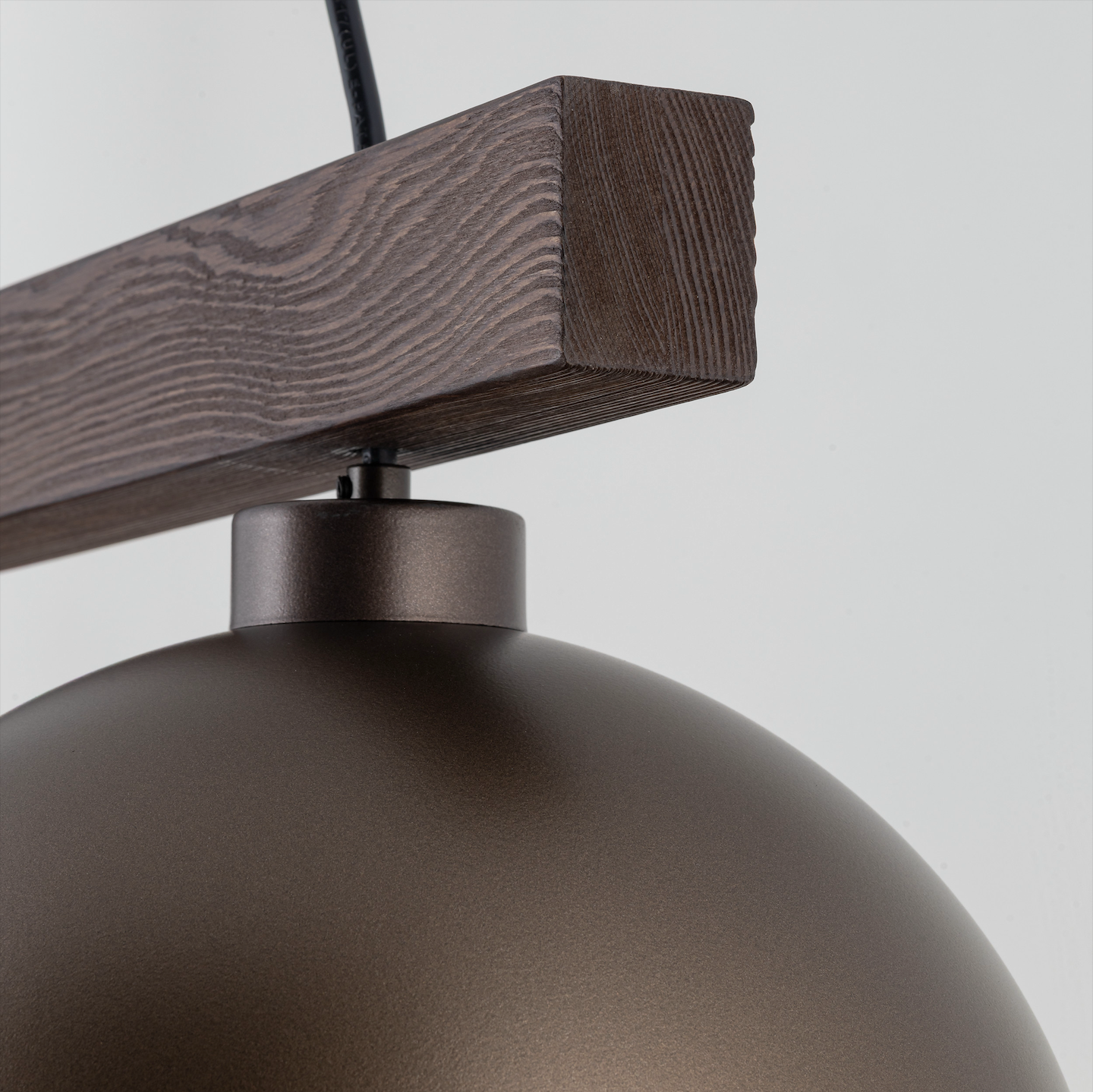 OSLO Brown Scandinavian Pendant Light 3
