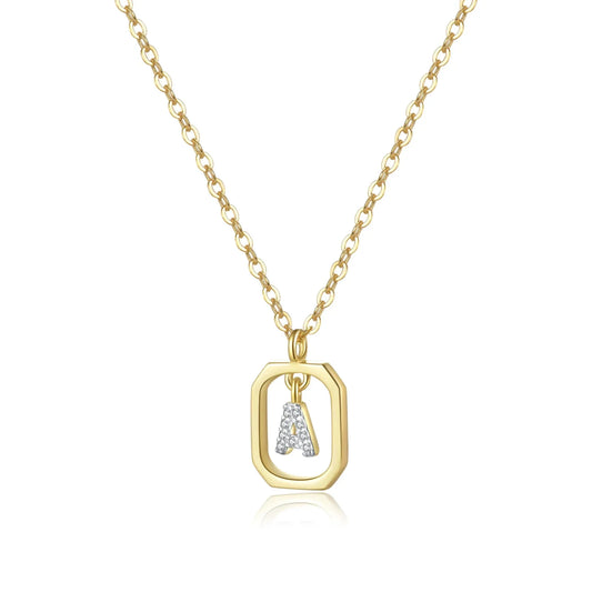 Sterling Silver Initial Necklace