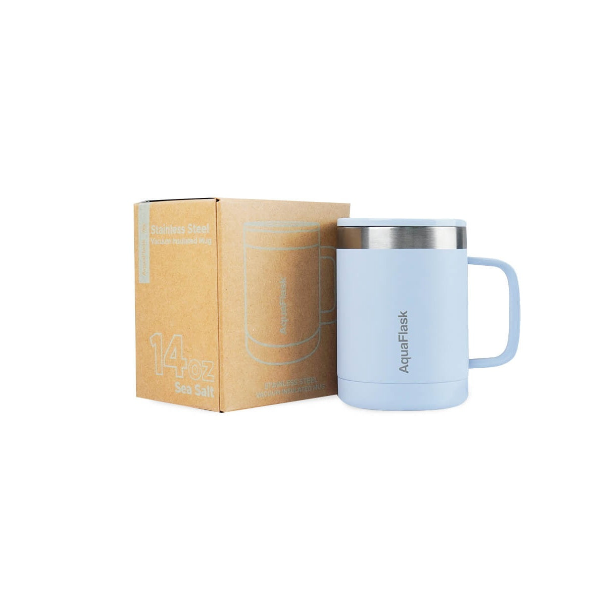 Aquaflask Thermal Insulated Lidded Mug With Handle 415ml (14 oz)