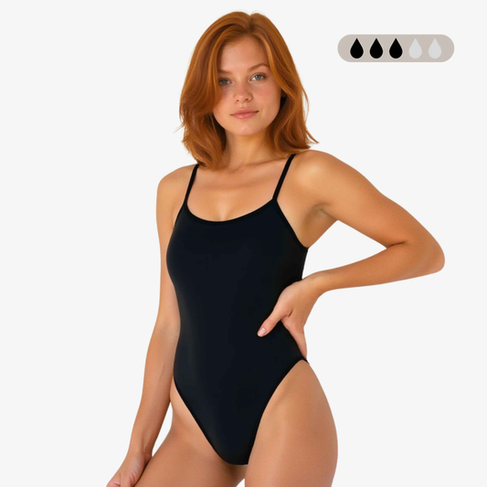 SecureFlo Onyx X-Back Period Training Swimsuit by Norca