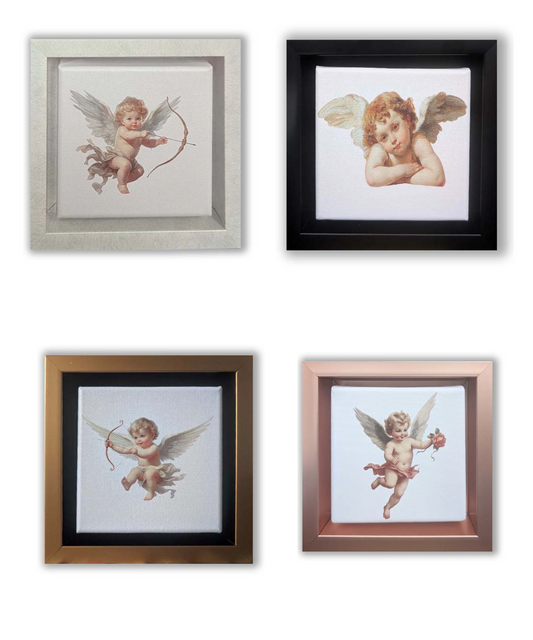 Set of 4 Framed Angels Wall Art