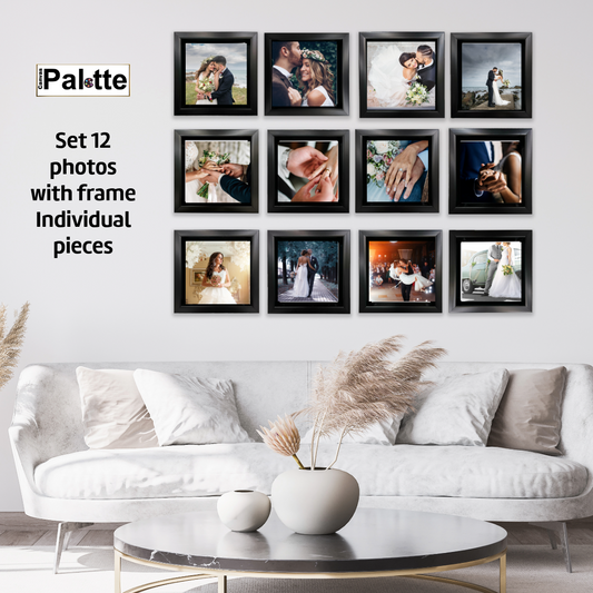 Canvas Print-Set of 12 Framed Square