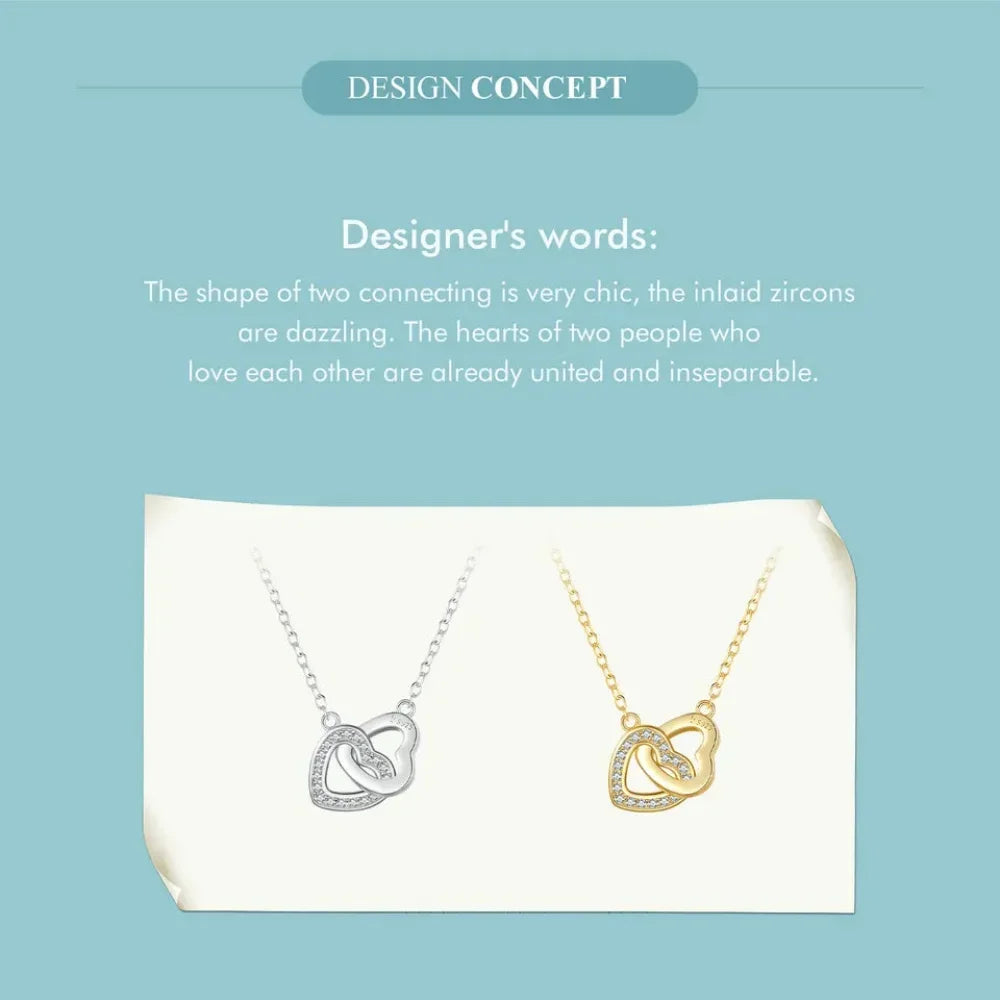 925 Sterling Silver Heart Pendant Necklace - Perfect Valentine'S Day Gift