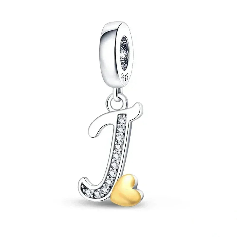 Spell It Out with Style: Alphabet Charms for Bracelets (925 Silver)