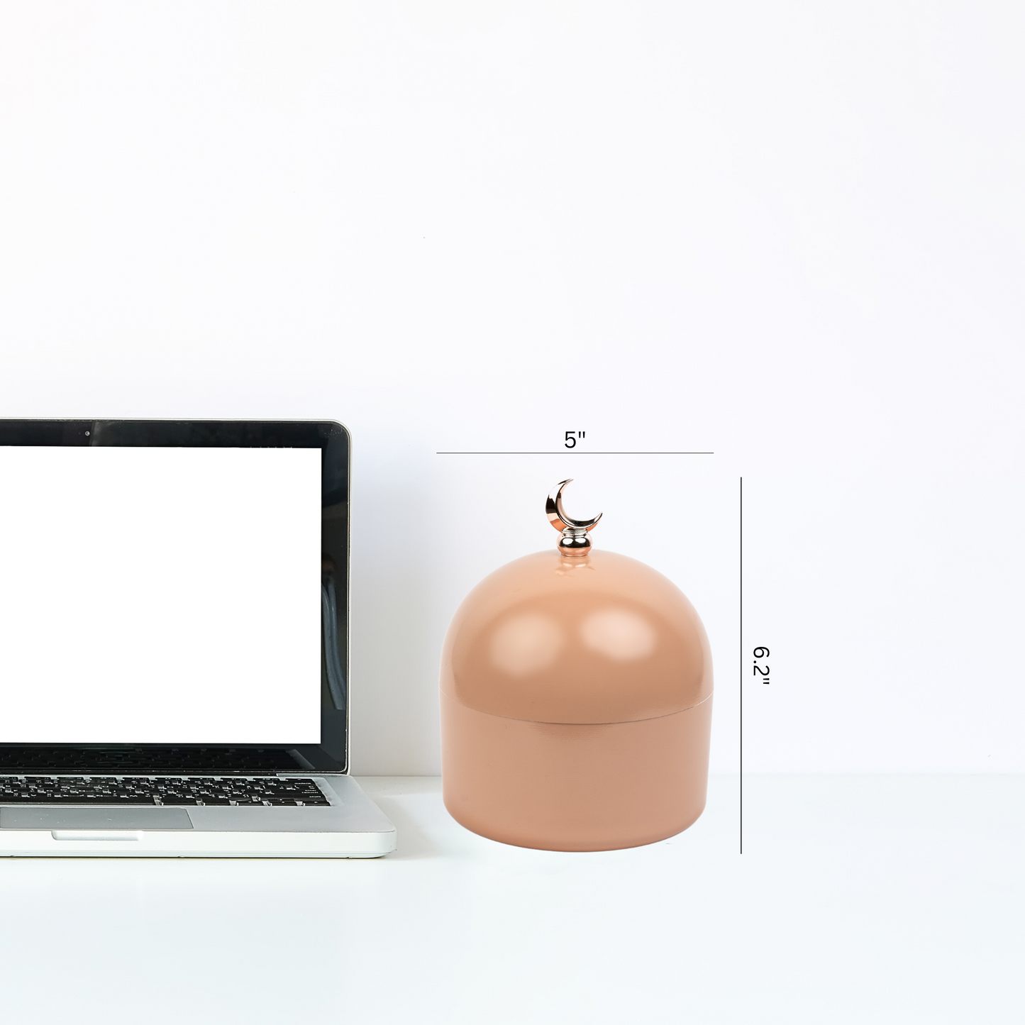 Moon Dome Jar - Terracotta Rose