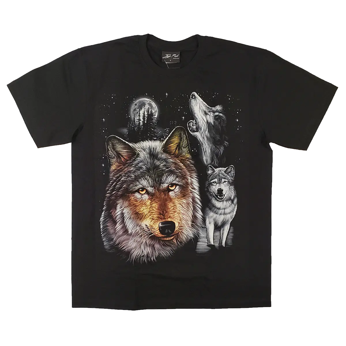 Sofari Collection Men's Wolf Design T-shirt