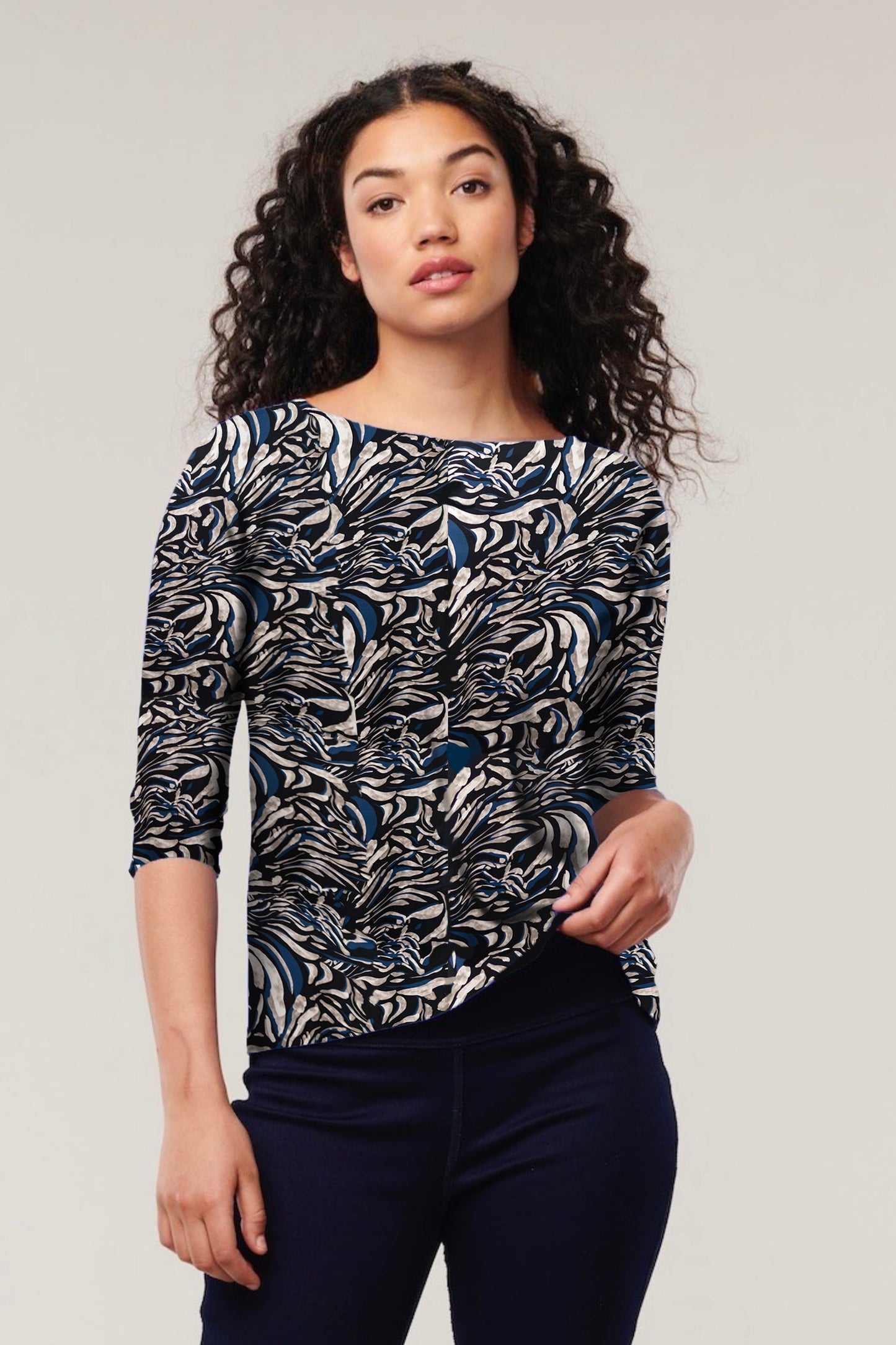 Sousa Wrinkle-Free Jersey Knit Top