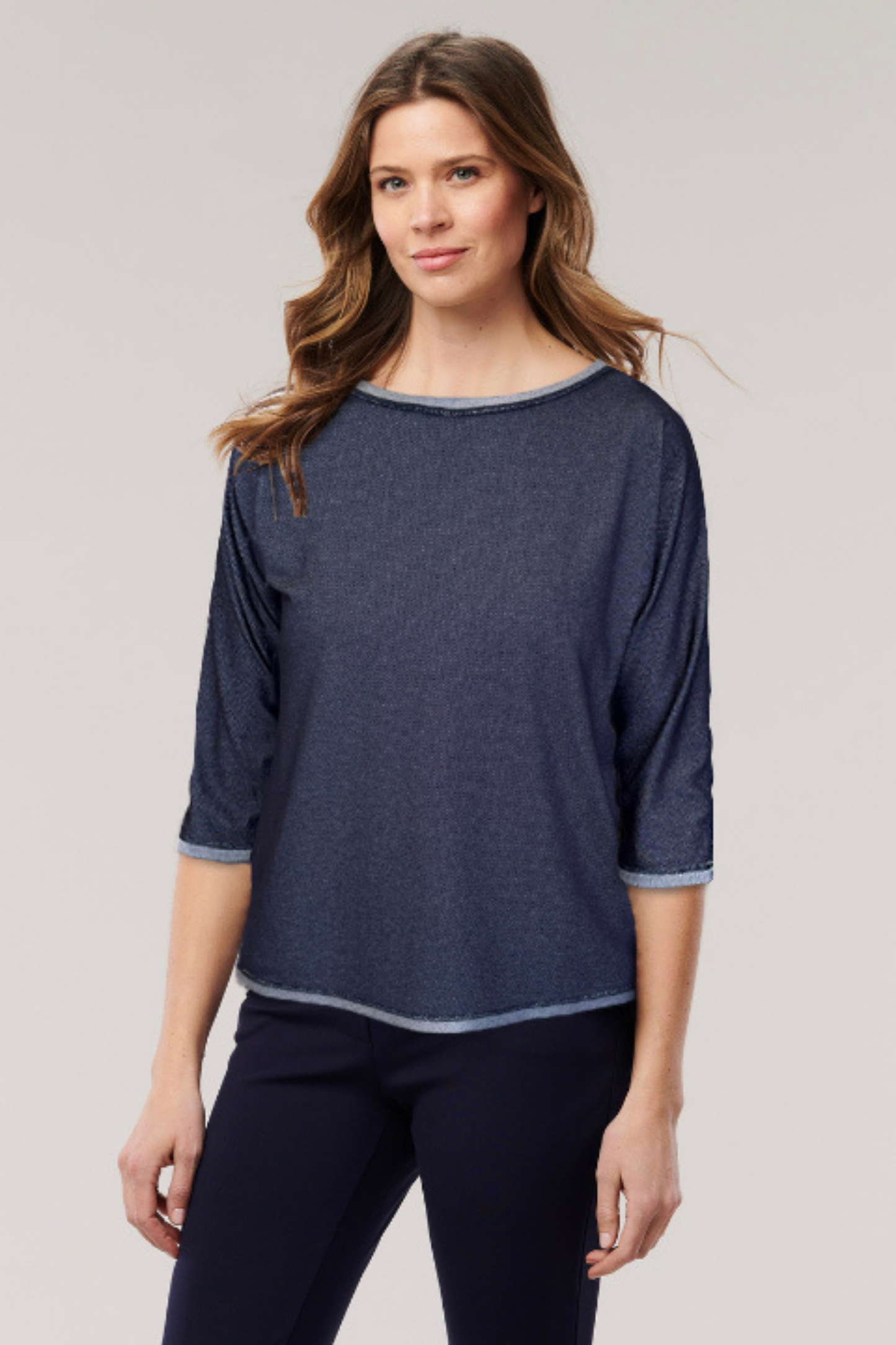 Sousa Reversible Knit Denim Top