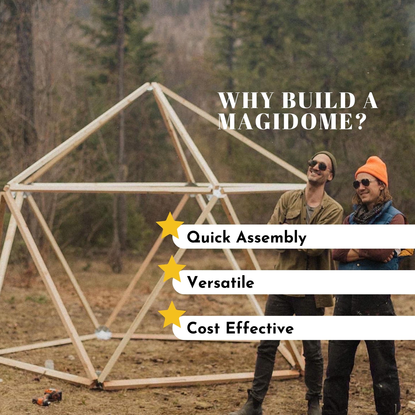 Magidome® Geodesic Dome Connectors Kit