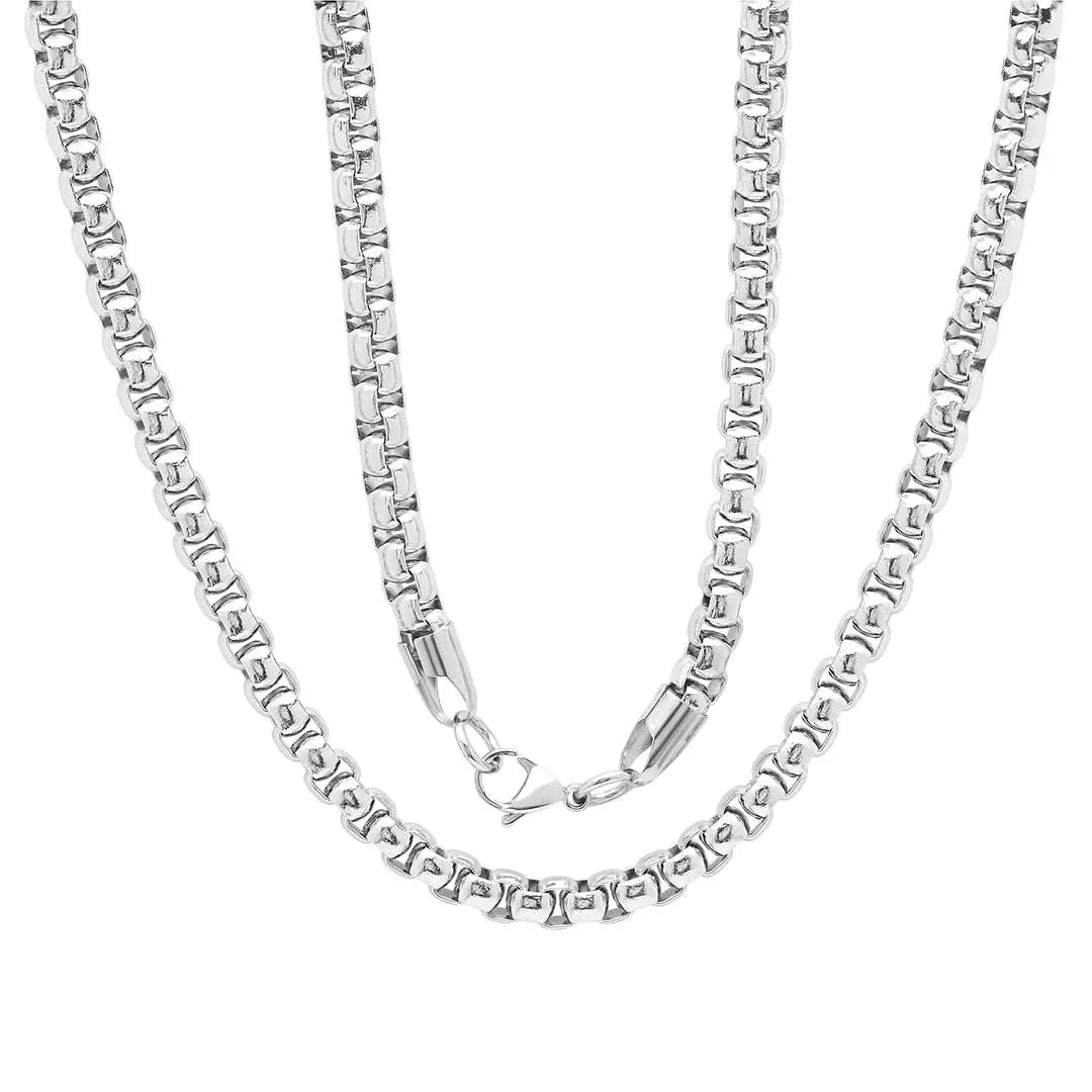 Steeltime Box Chain Necklace