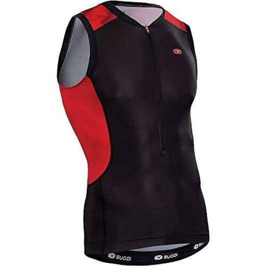 Sugoi Men's RS Tri Tank Tops with Front Zip