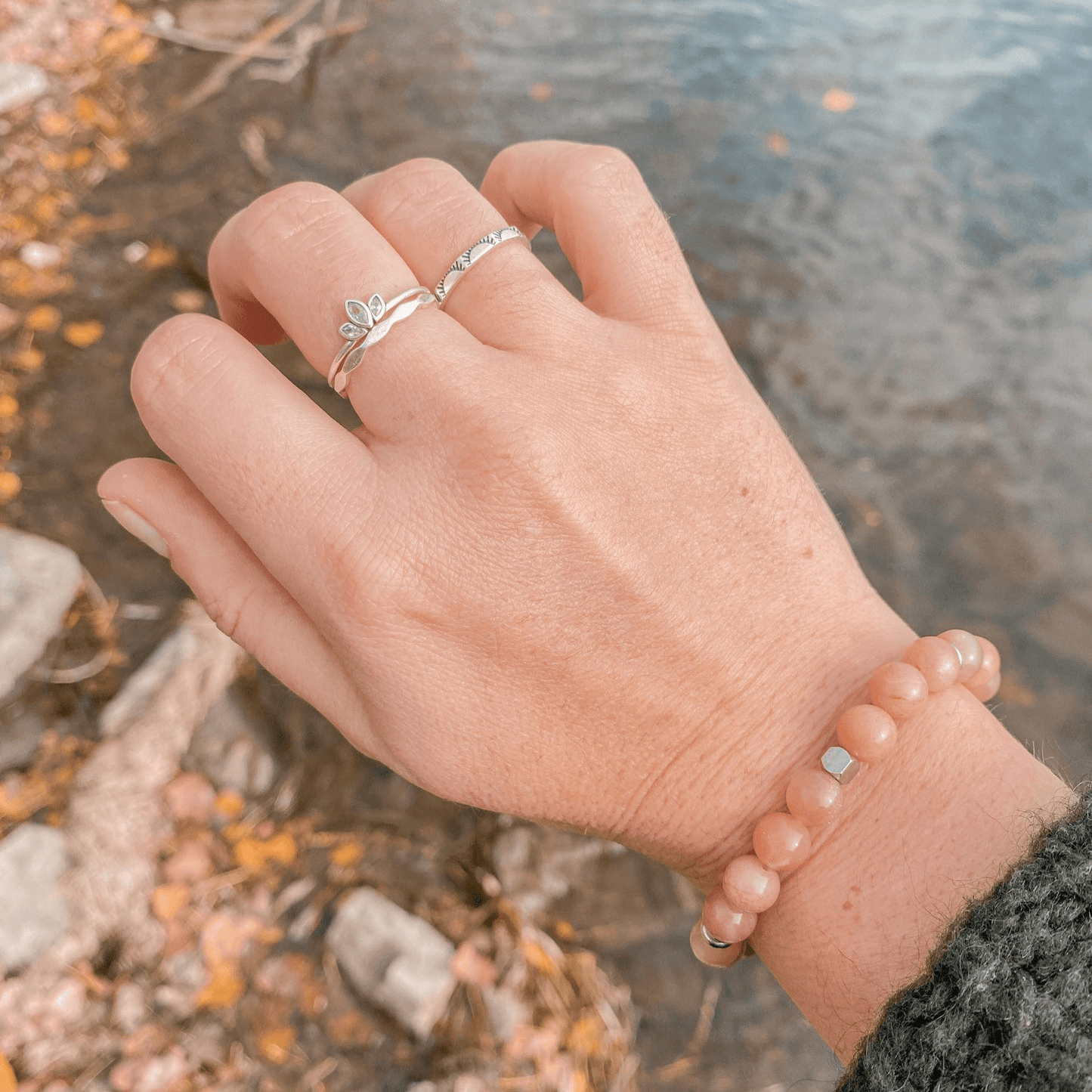 SUNNY | Bague multi-facettes en argent sterling 925