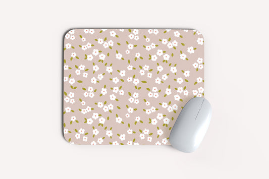 Tapis de souris Bloom blanc