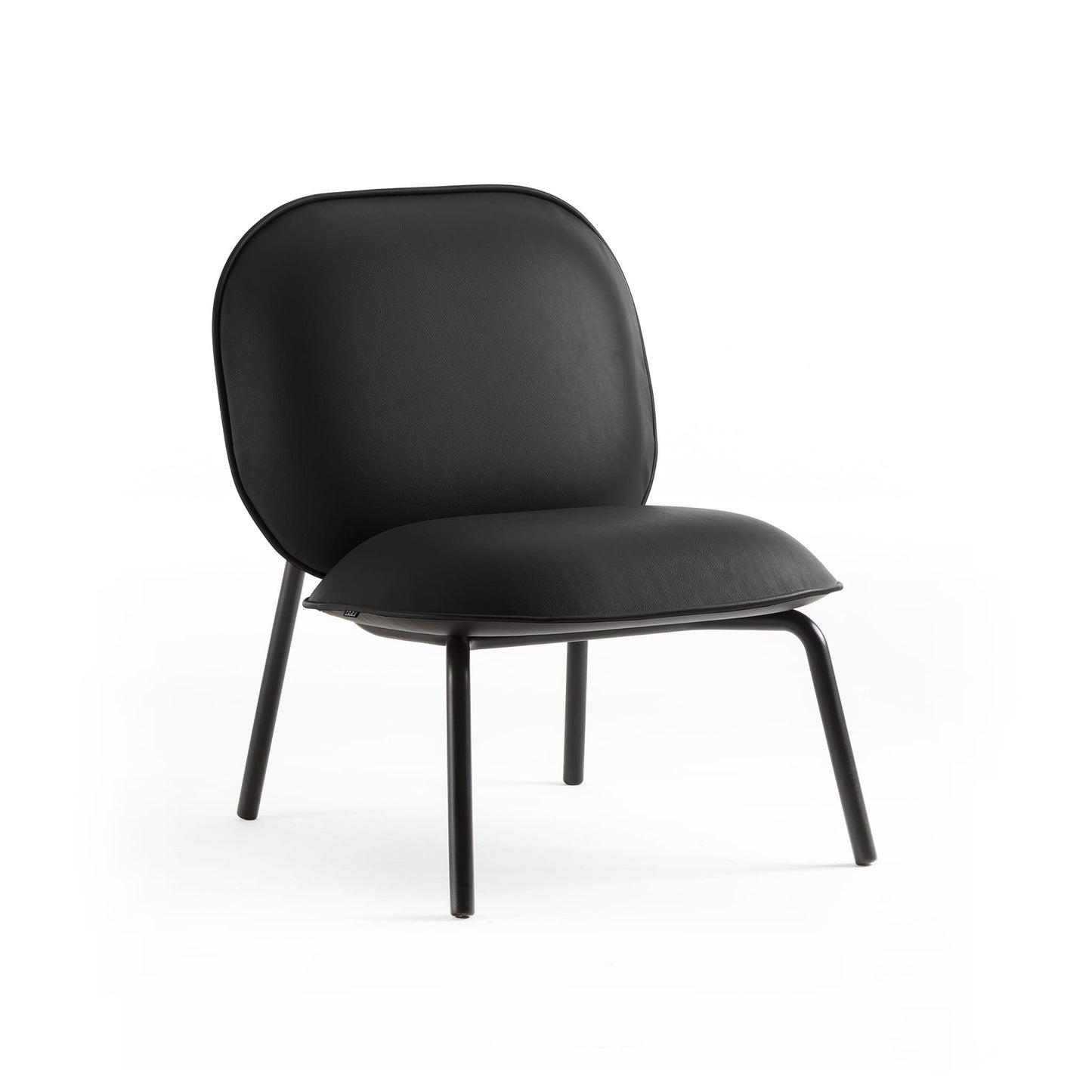 Tasca Lounge Chair & Ottoman<br> Eco Leather Fabric<br> Indoor Use