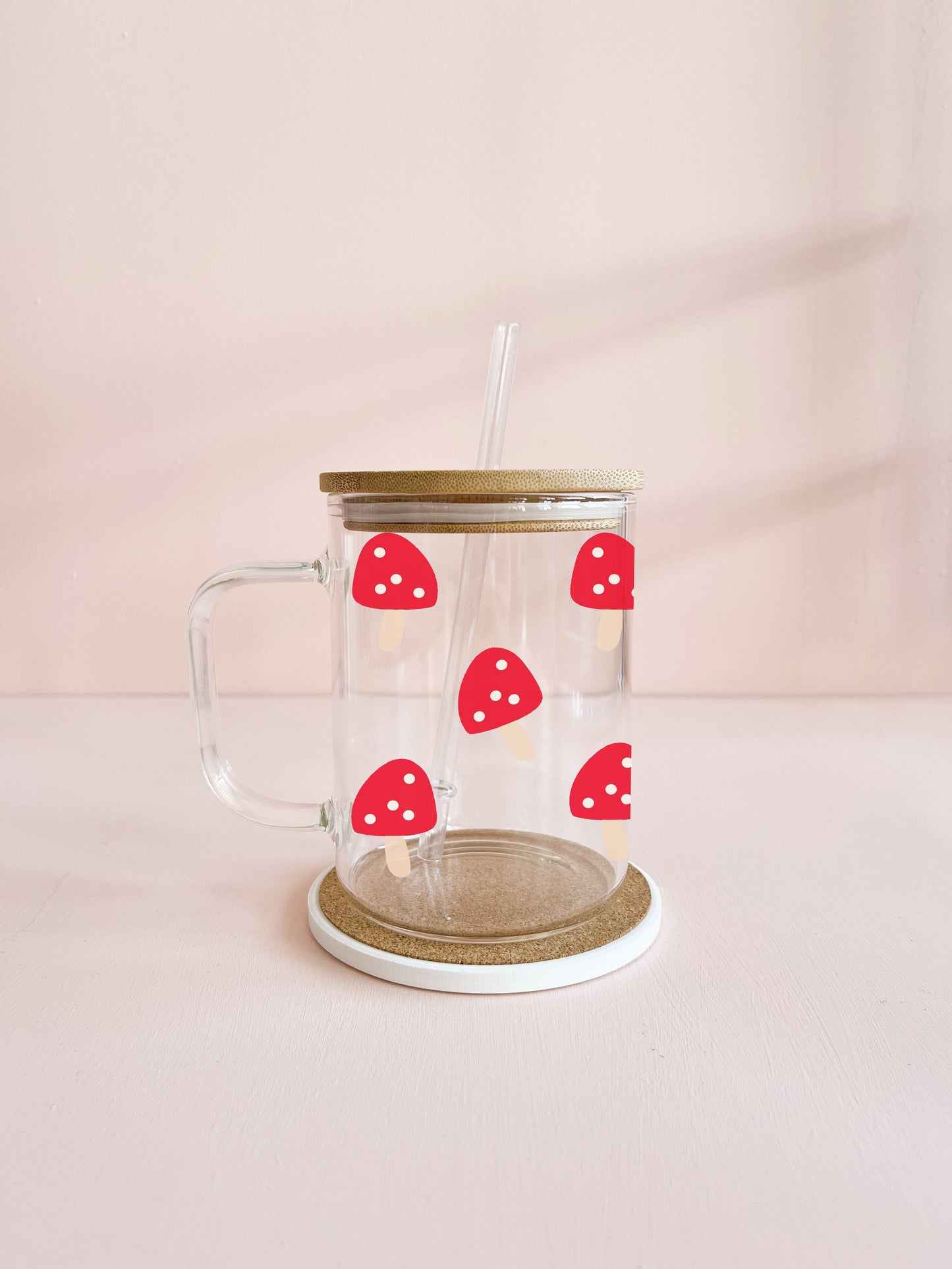 Tasse boho 17oz - champignons