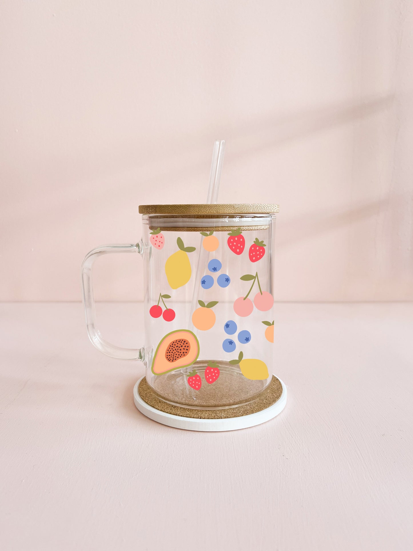 Tasse boho 17oz - tutti frutti