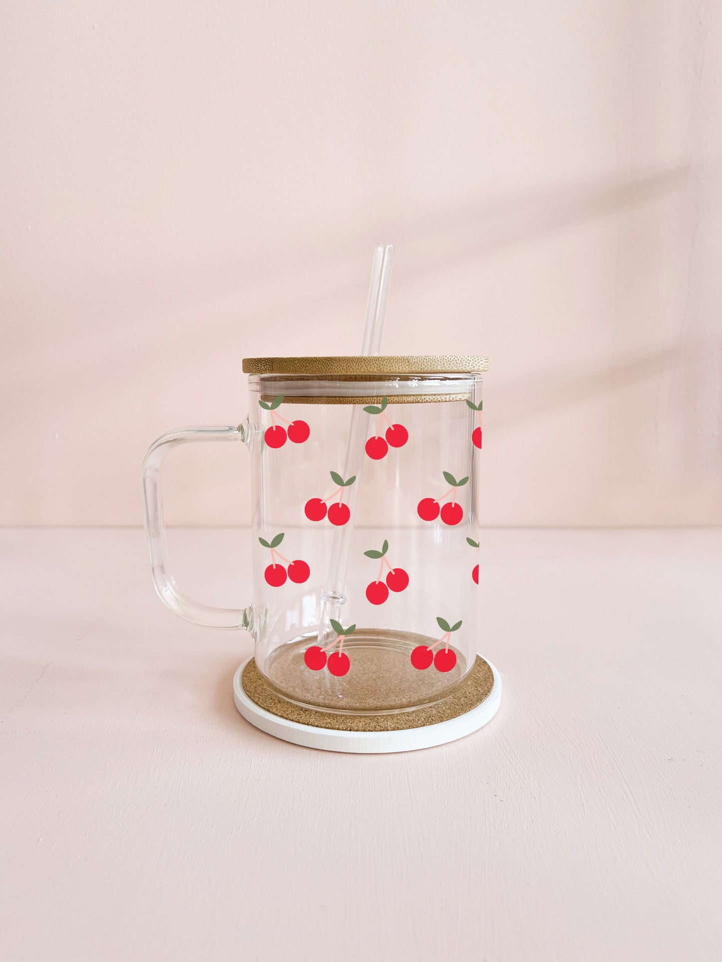 Tasse boho 17oz - petites cerises