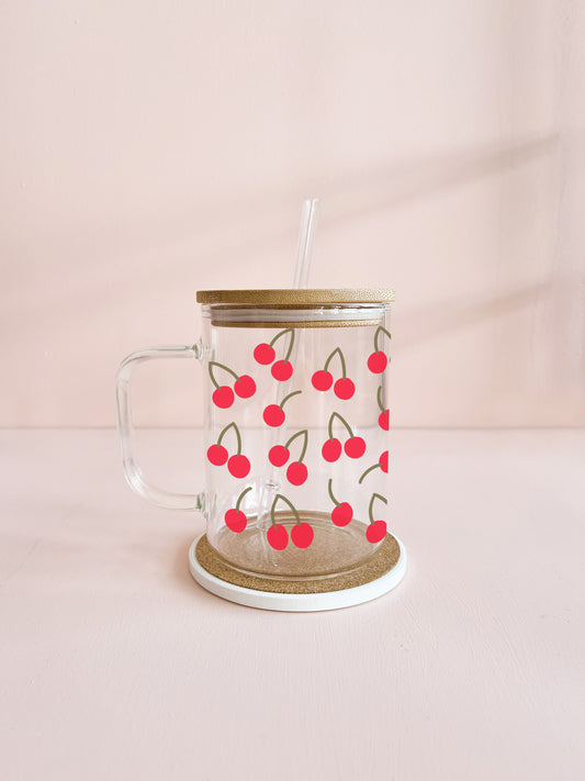 Tasse boho 17oz - cerises