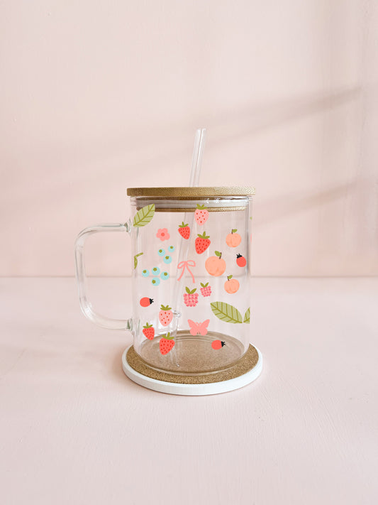 Tasse boho 17oz - Jardin d'été