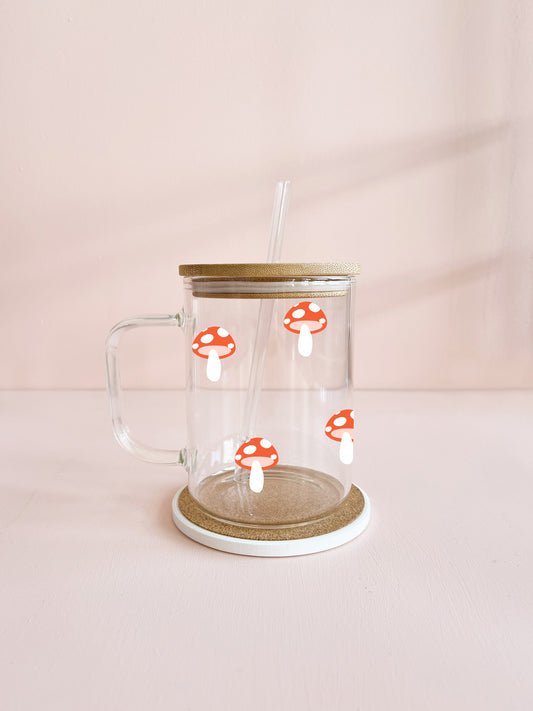 Tasse boho 17oz - Mini champignons