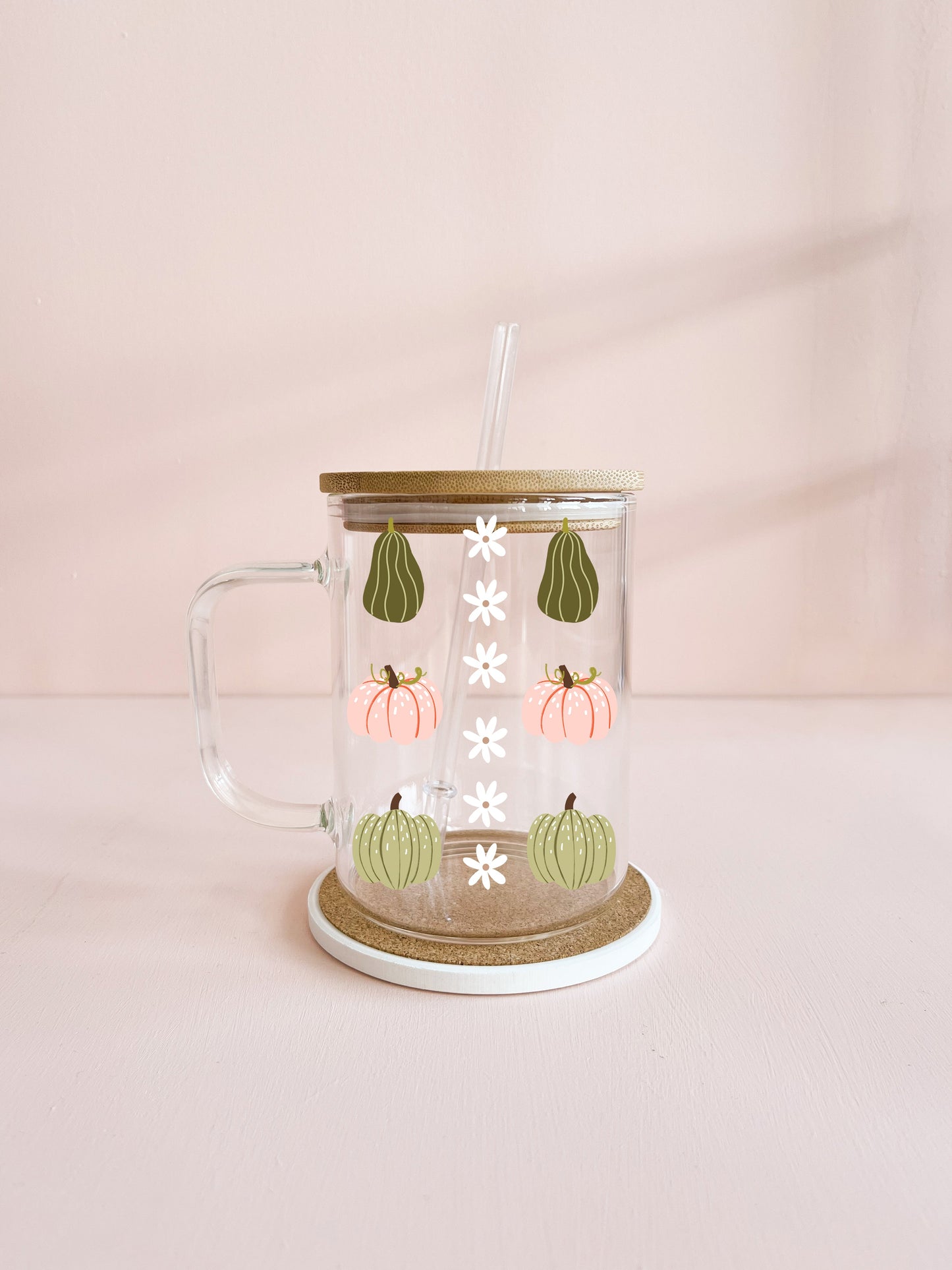 Tasse boho 17oz - Motif automnal