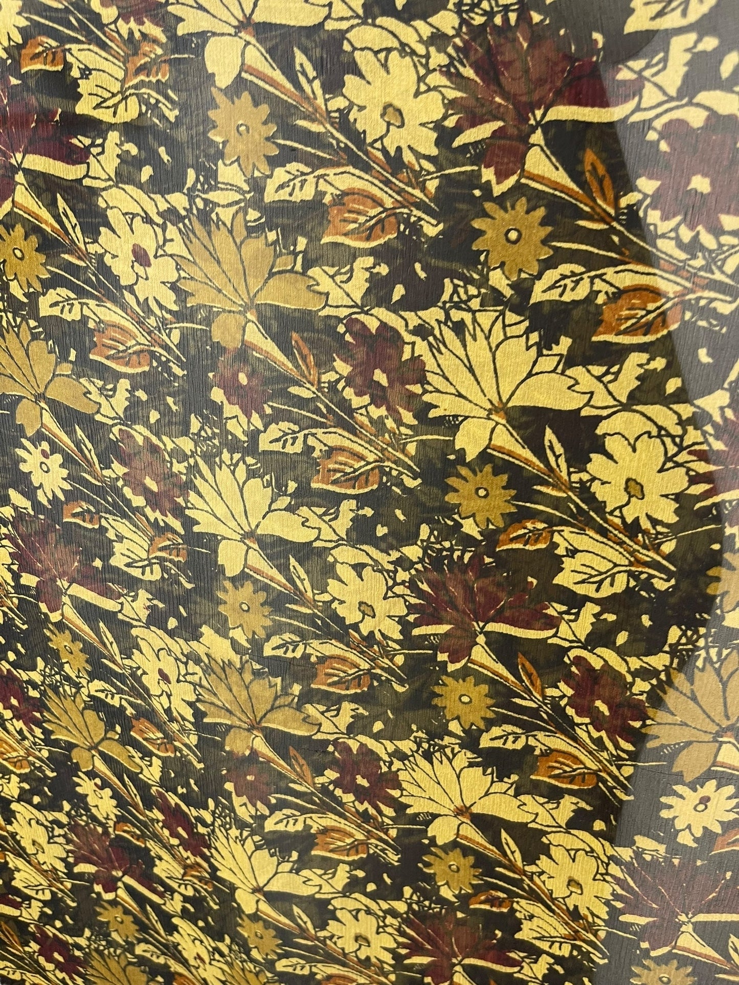 PCH6641 Very Sheer Avatar Pure Silk Midi Length Kaftan