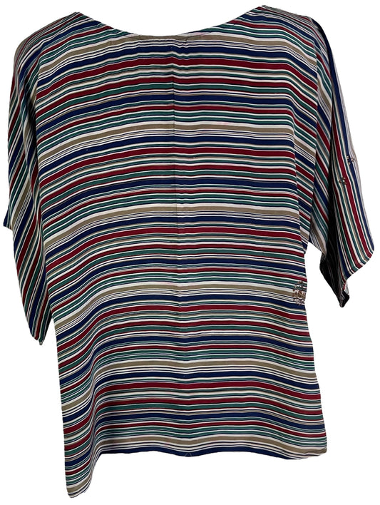 PRC6653 Avatar Pure Silk Side Slit Top