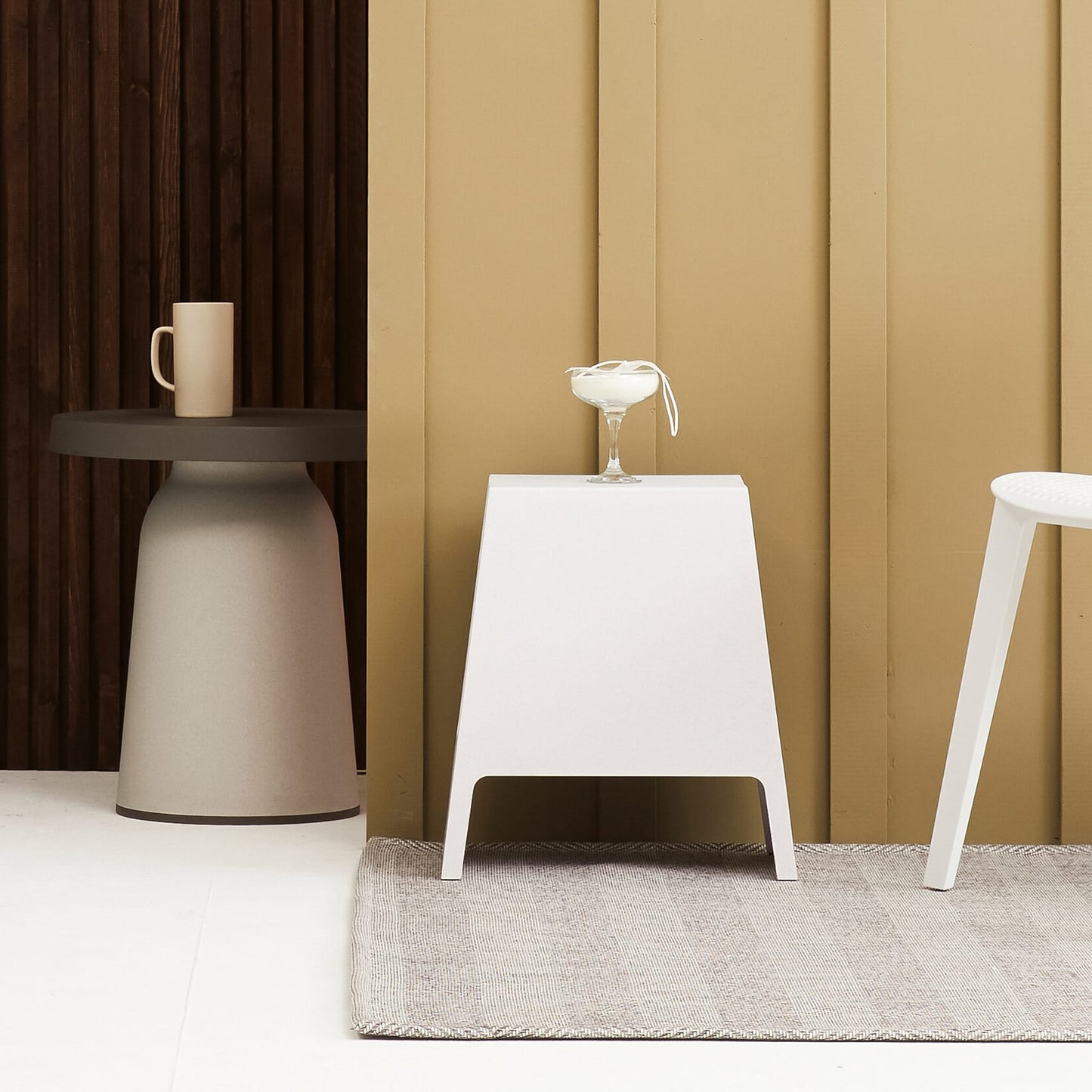 Thick Top Side Table<br> Indoor & Outdoor Use