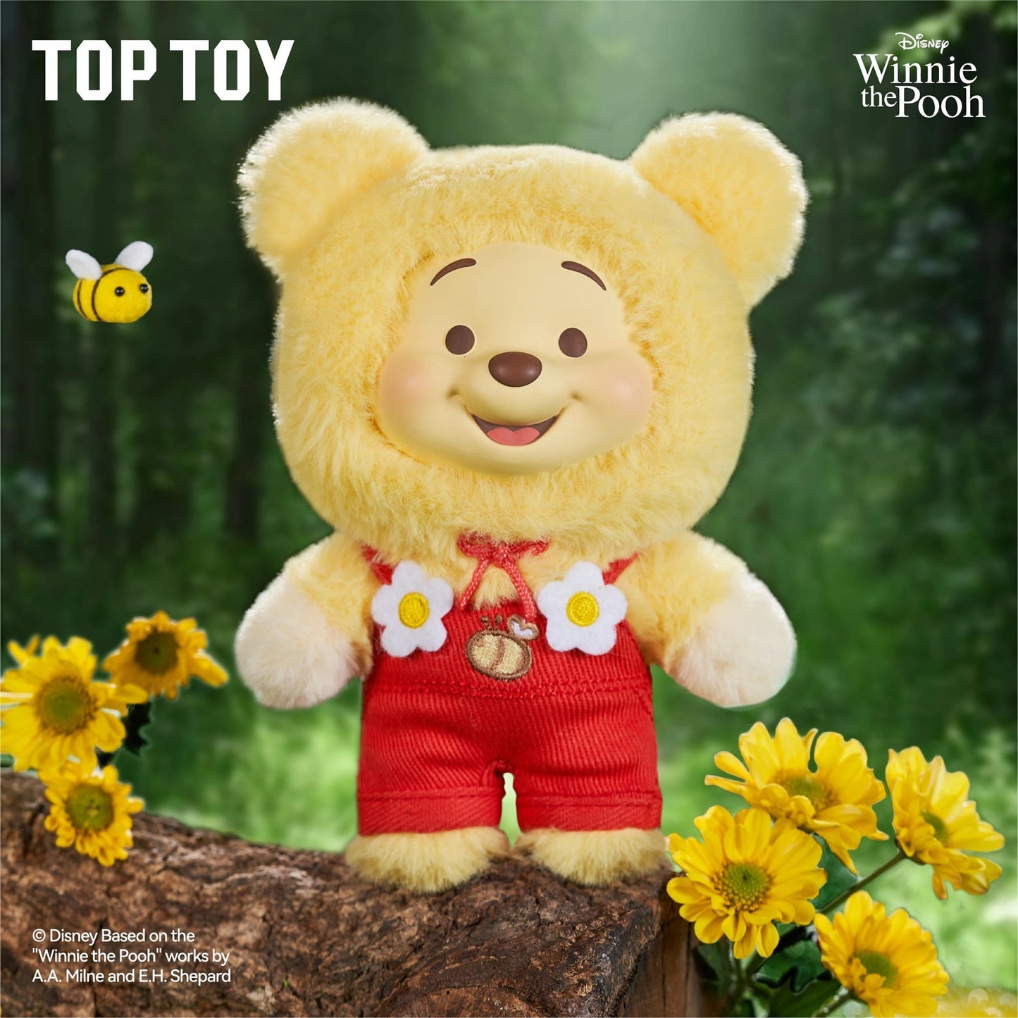 TOP TOY DISNEY POOH BEAR CANDY SERIES VINYL PLUSH - BLIND BOX