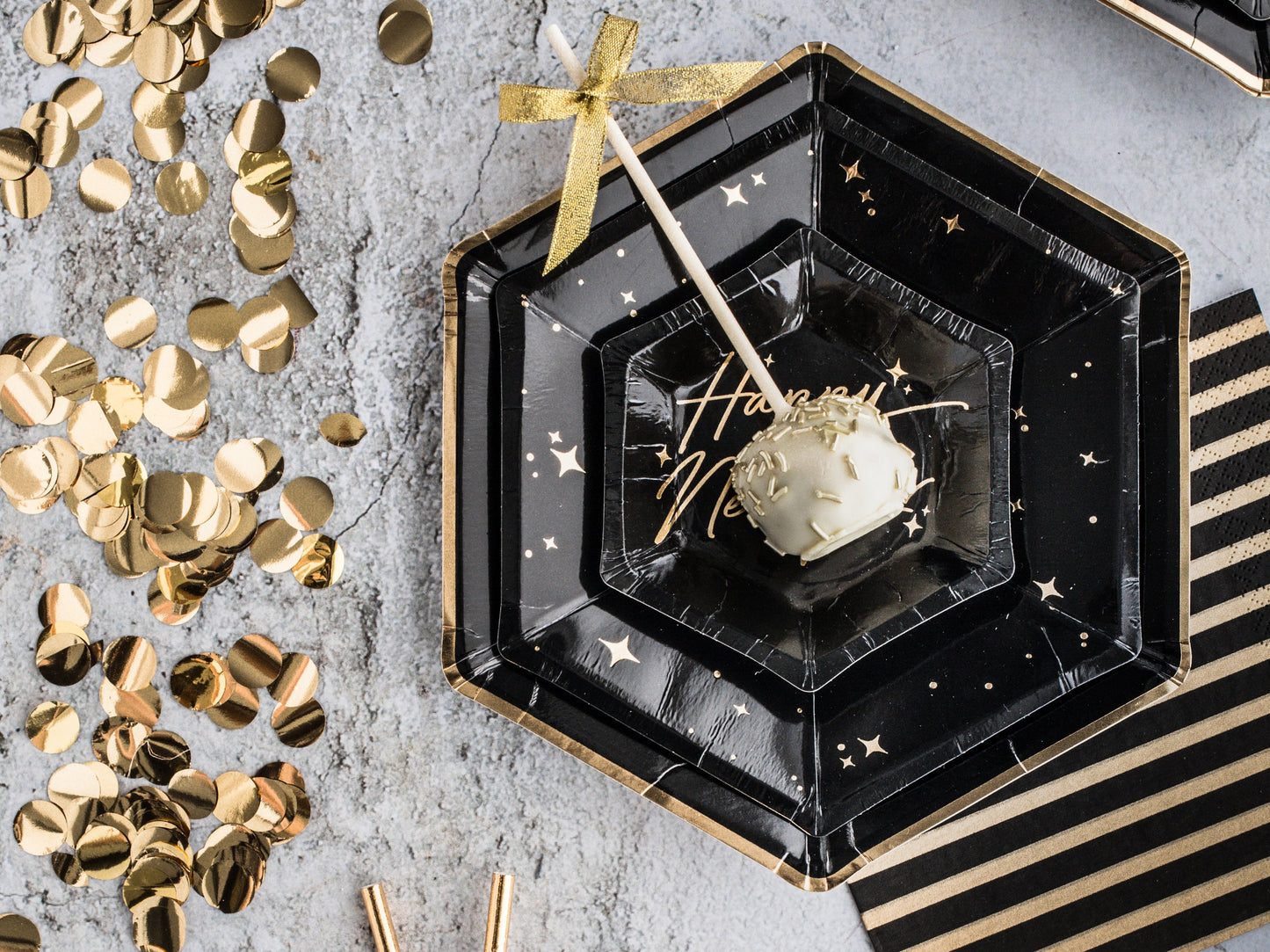 Black Celebration Plates