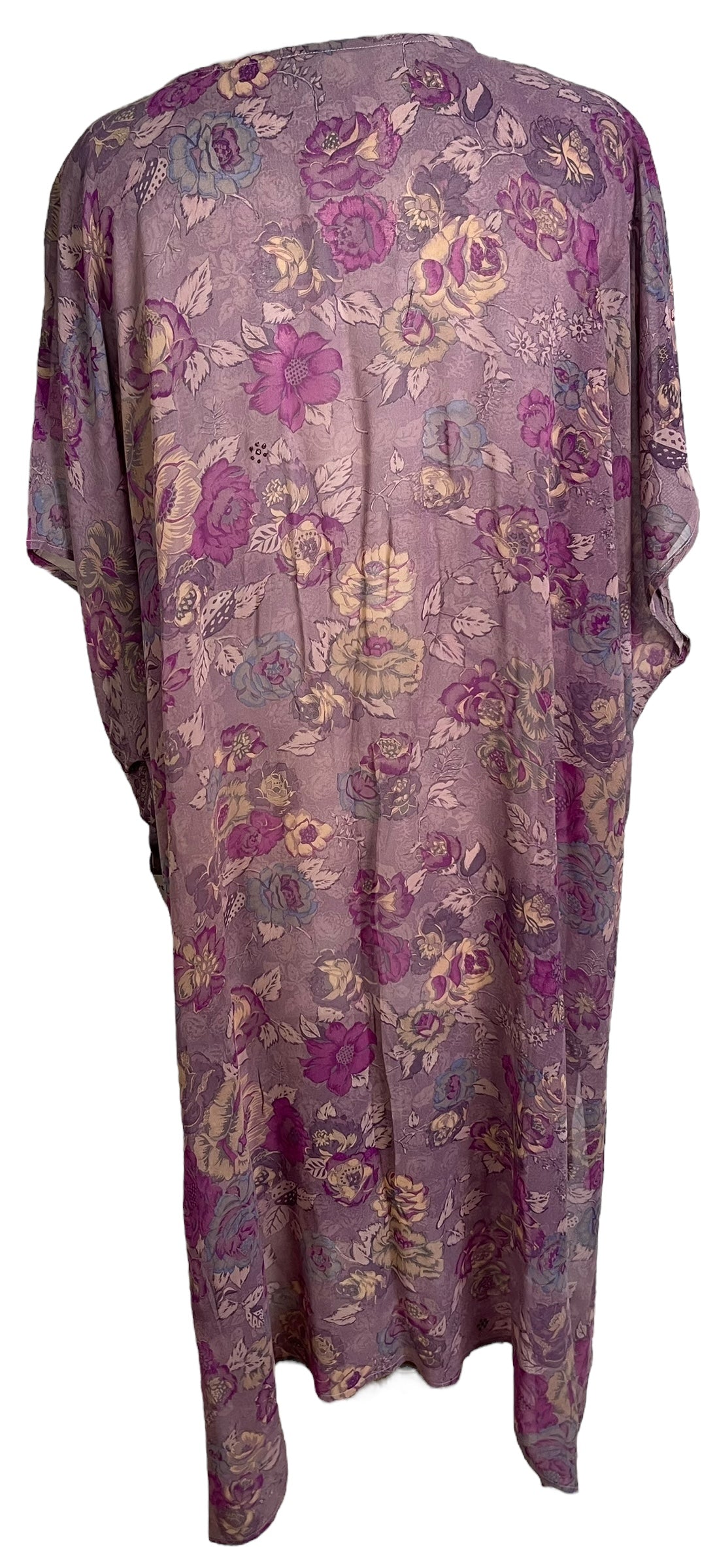 PRG6797 Sheer Avatar Pure Silk Maxi Kaftan