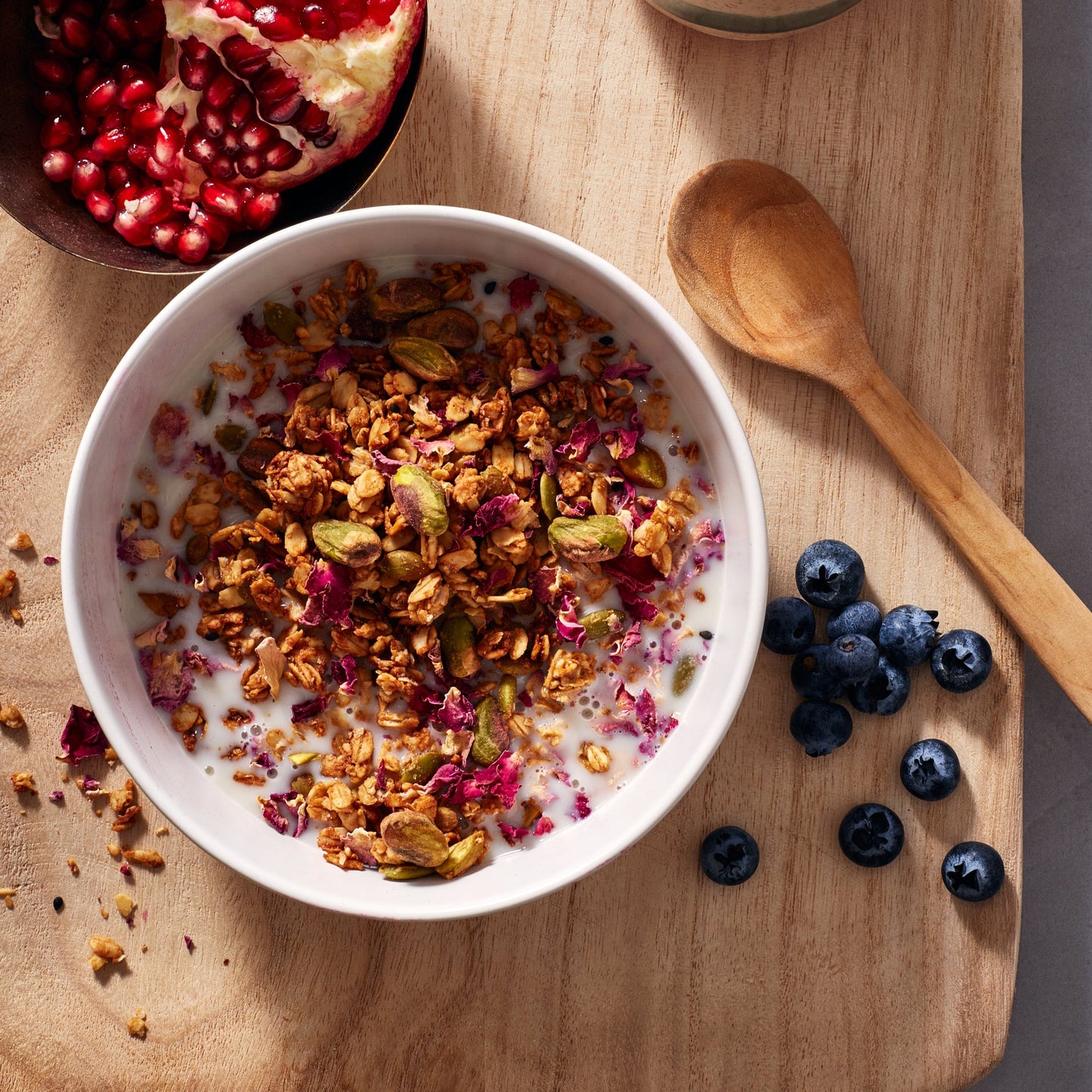 Tahini Rose Pistachio | Granola Clusters