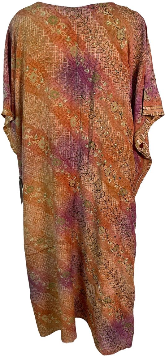 PRC6401 Avatar Pure Silk Maxi Kaftan