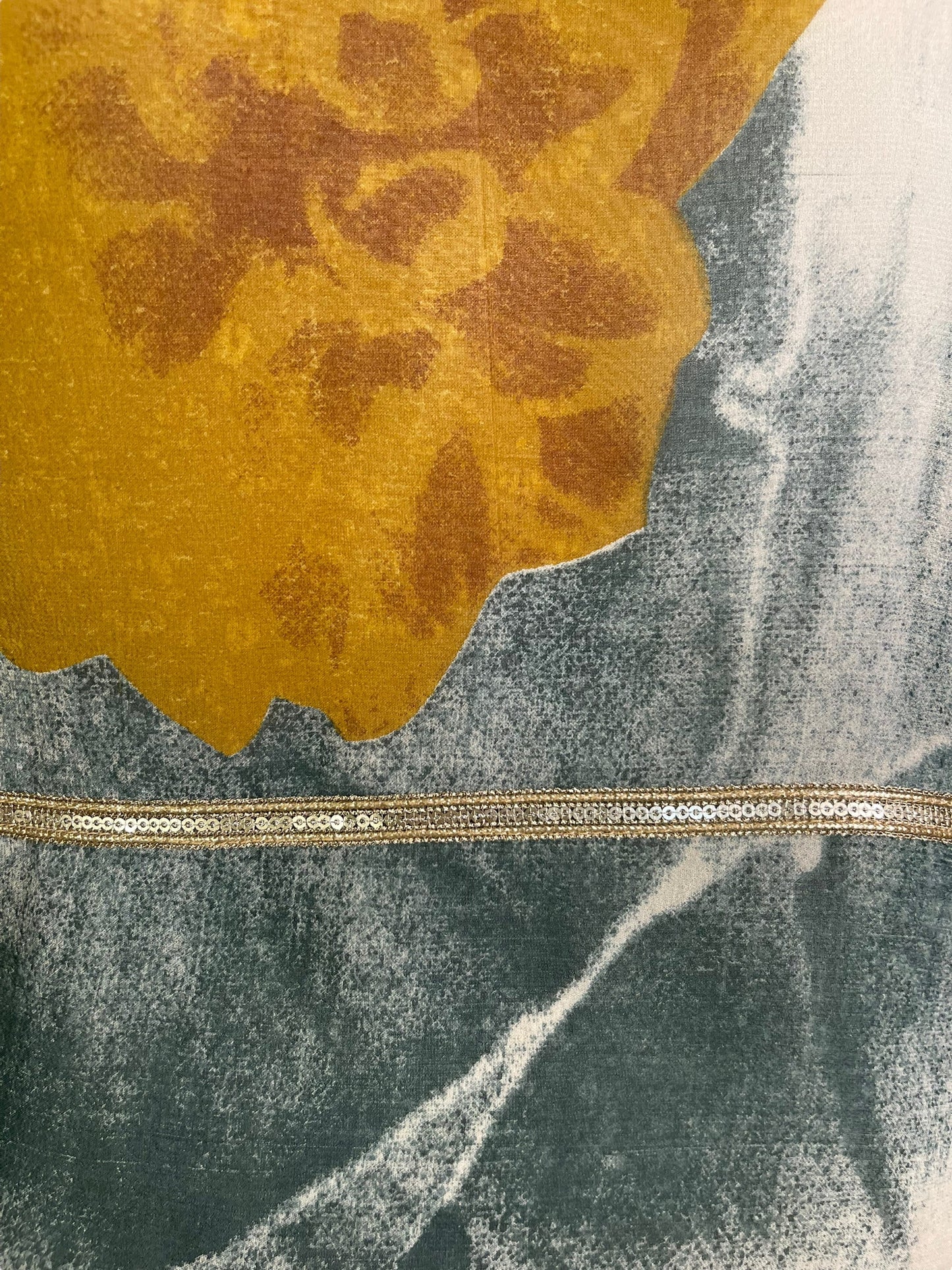 PRG6219 Sheer Avatar Pure Silk Boxy Top