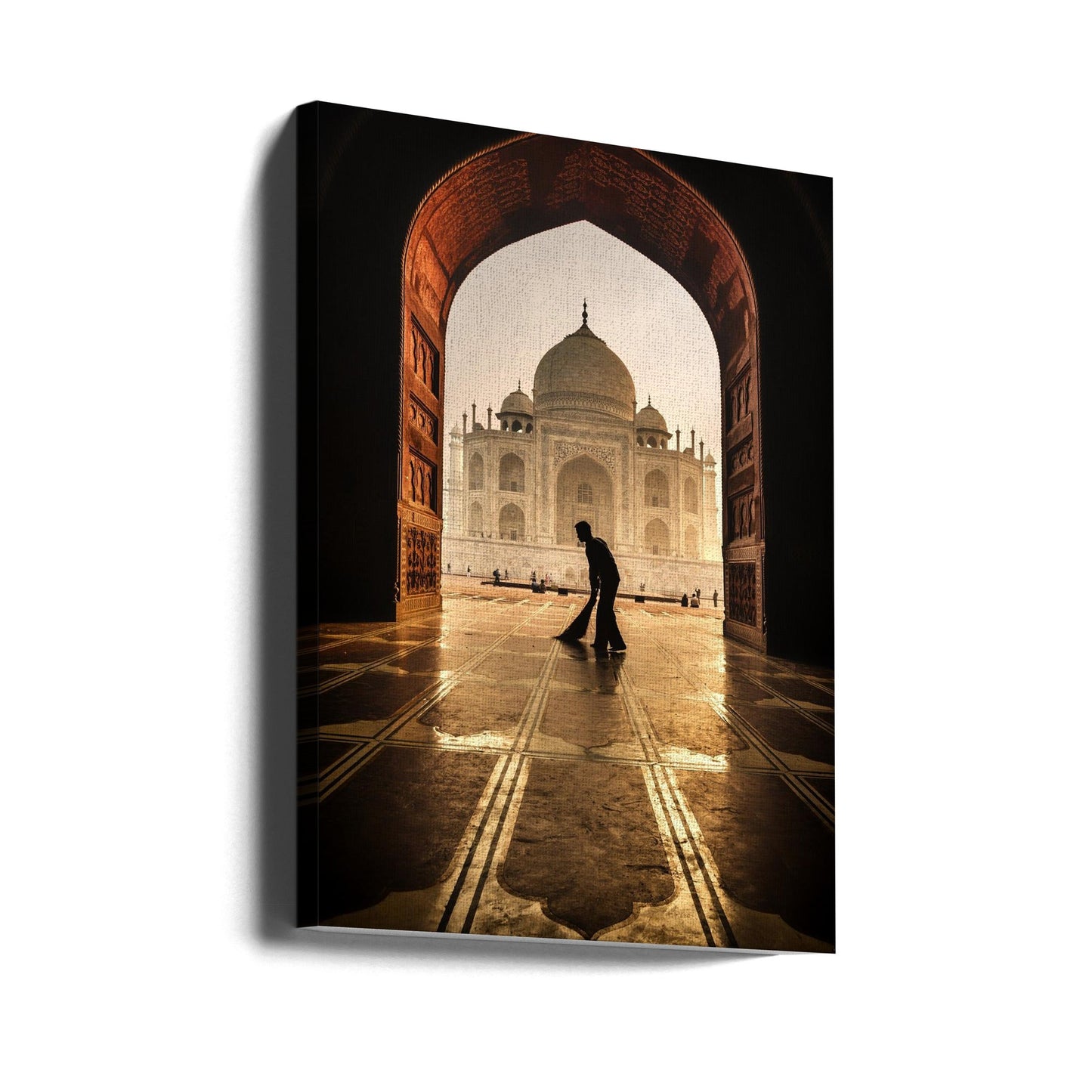 Wall art Taj Mahal cleaner