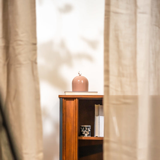 Moon Dome Jar - Terracotta Rose