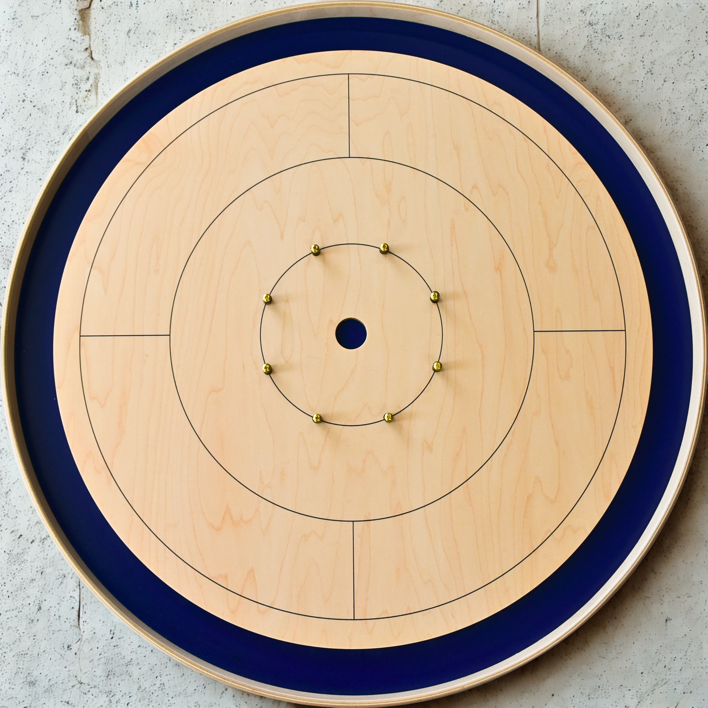 The Royal Blue by Crokinole Canada - Tournament Board Game Set - Meets NCA Standards