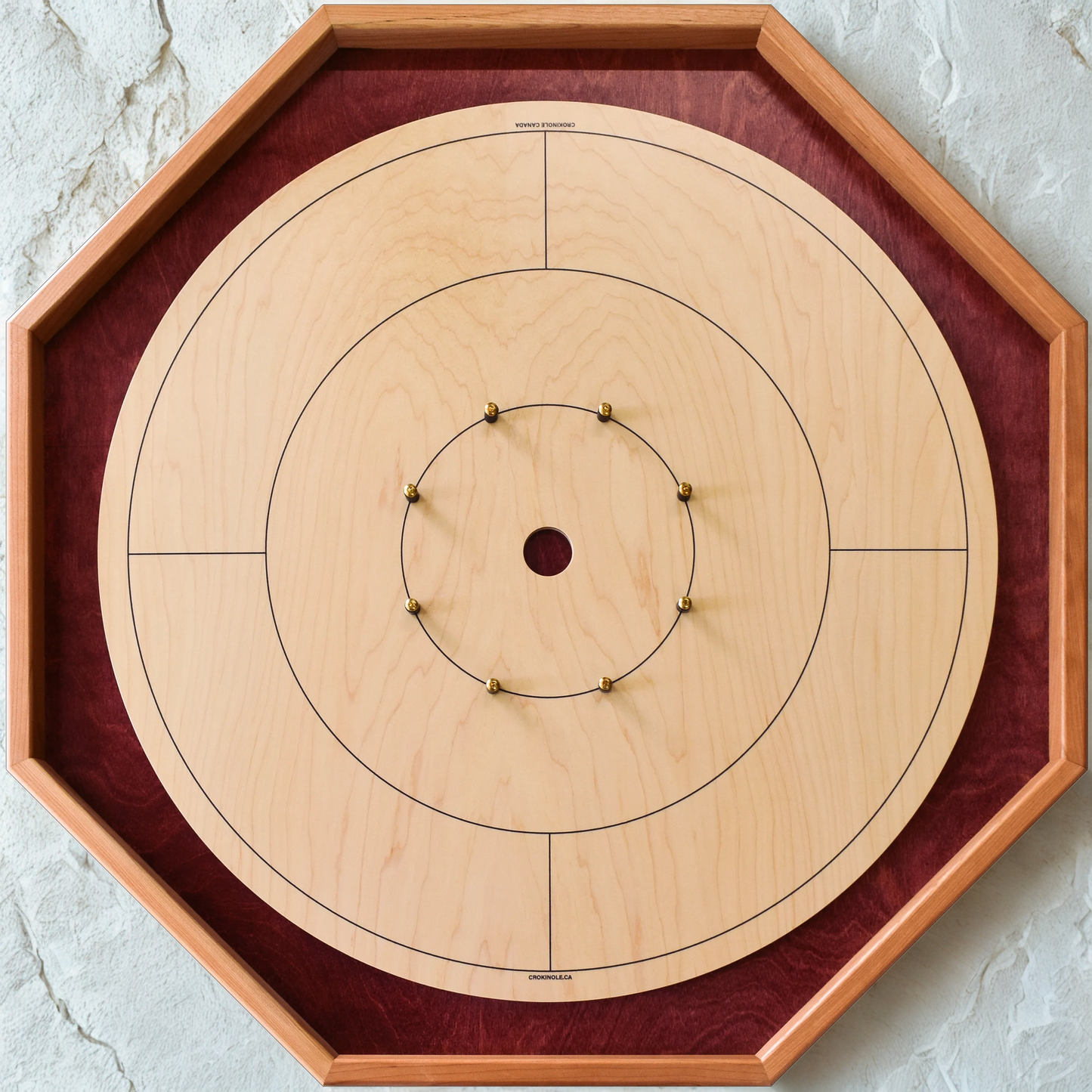 The Baltic Bircher by Crokinole Canada - Large Traditional Crokinole Board Game Set